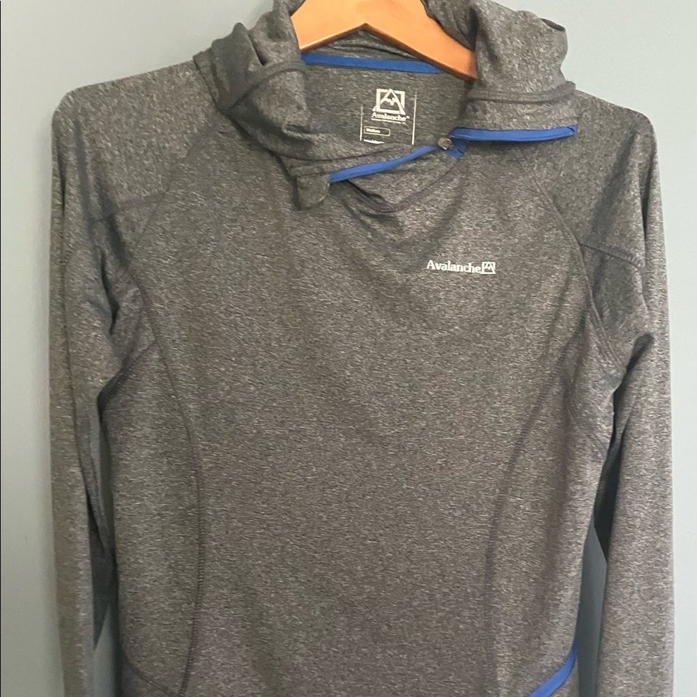 Cute, comfy & breezy grey hoodie; M